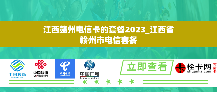 江西赣州电信卡的套餐2023_江西省赣州市电信套餐 江西赣州电信卡的套餐2023_江西省赣州市电信套餐