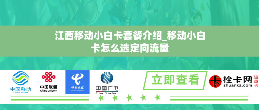 江西移动小白卡套餐介绍_移动小白卡怎么选定向流量