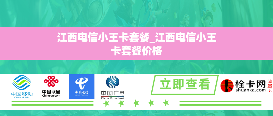 江西电信小王卡套餐_江西电信小王卡套餐价格