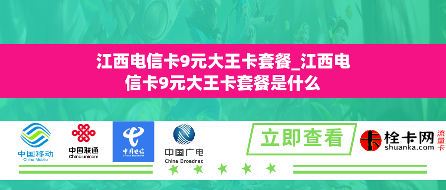 江西电信卡9元大王卡套餐_江西电信卡9元大王卡套餐是什么