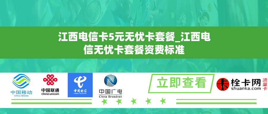 江西电信卡5元无忧卡套餐_江西电信无忧卡套餐资费标准