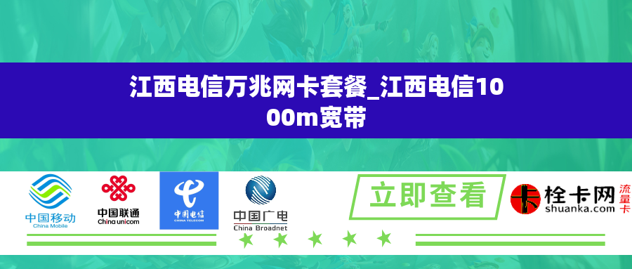 江西电信万兆网卡套餐_江西电信1000m宽带