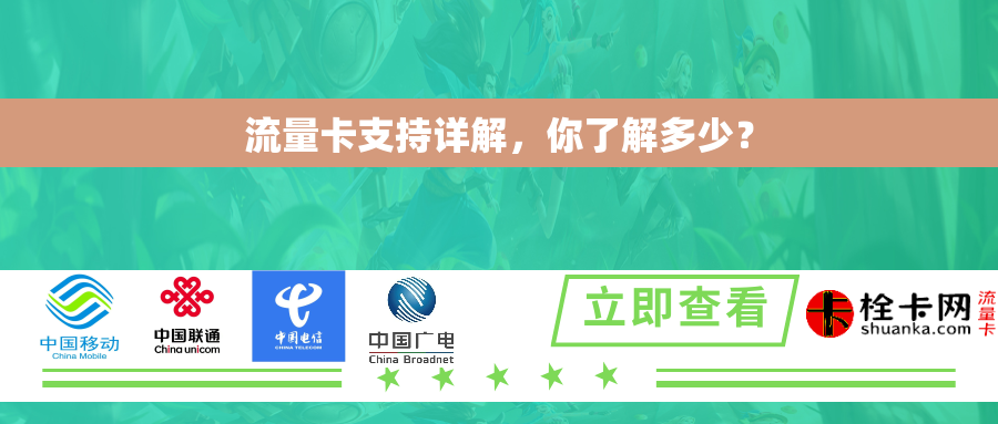 流量卡支持详解，你了解多少？