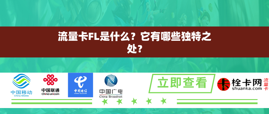 流量卡FL是什么？它有哪些独特之处？