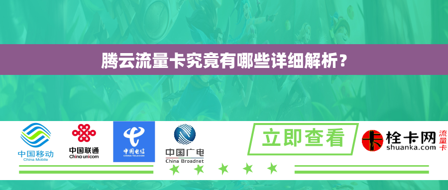 腾云流量卡究竟有哪些详细解析？