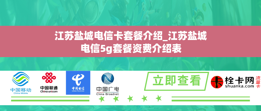 江苏盐城电信卡套餐介绍_江苏盐城电信5g套餐资费介绍表