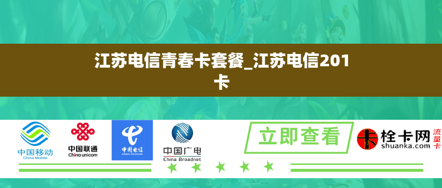 江苏电信青春卡套餐_江苏电信201卡