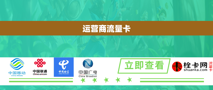 运营商流量卡